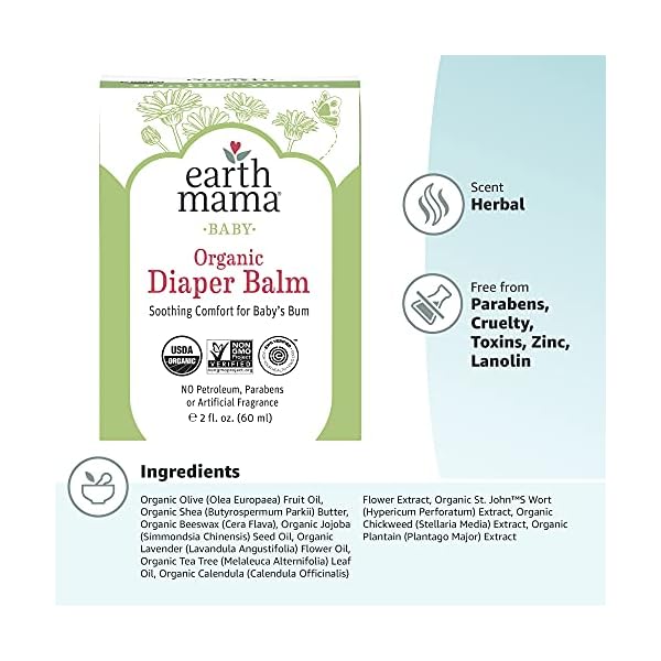 Earth Mama Angel Baby Angel Baby Bottom Balm, 1er Pack (1 x 60 ml) – Bild 9