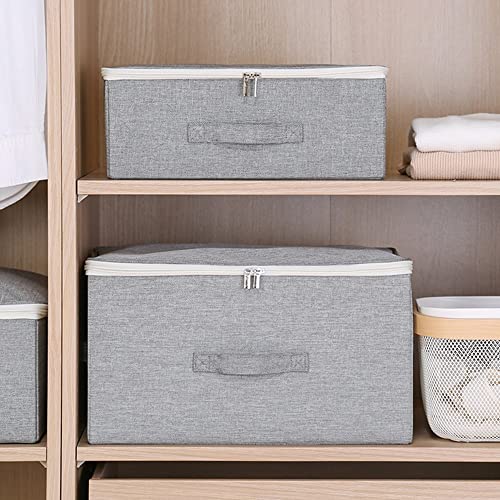 Boîte de rangement pliable beige pour optimiser les petits espaces - 6