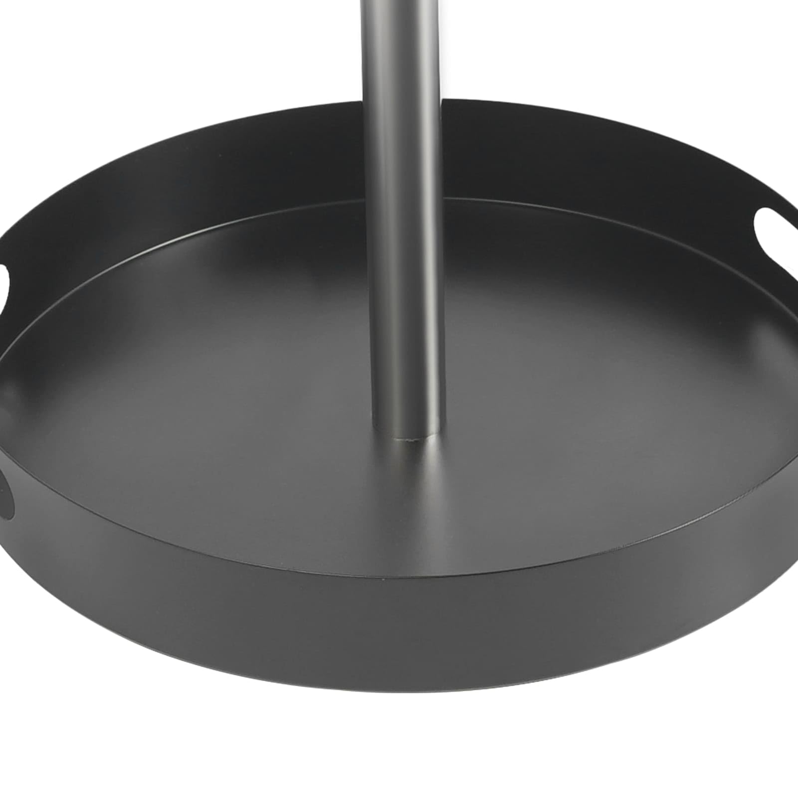 Étagère à Épices 2 Niveaux Rotative à 360°, Organisateur de Cuisine en Acier au Carbone, 30,5 x 35cm, pour Bouteilles d'assaisonnement (Noir)