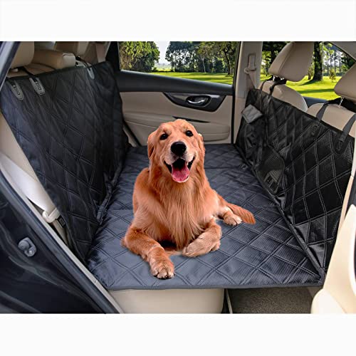 Back Seat Extender for Dogs, Dog Car Seat Cover Hard Bottom for Back Seat Bed for Car Camping Mattress, Dog Hammock Non Inflatable Car Bed Mattress for Car SUV Truck (Black) Back Seat Extender for Dogs, Dog Car Seat Cover Hard Bottom for Back Seat Bed for Car Camping Mattress, Dog Hammock Non Inflatable Car Bed Mattress for Car SUV Truck (Black)