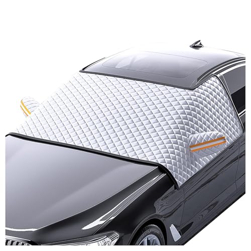 TVVXIO Copri Parabrezza Auto, per Renault Clio 5 Clio 4 Clio 3 Estate 2001-2024 2025 Copri Parabrezza per Auto Inverno,Telo Parabrezza Antighiaccio, Parabrezza Auto Magnetico