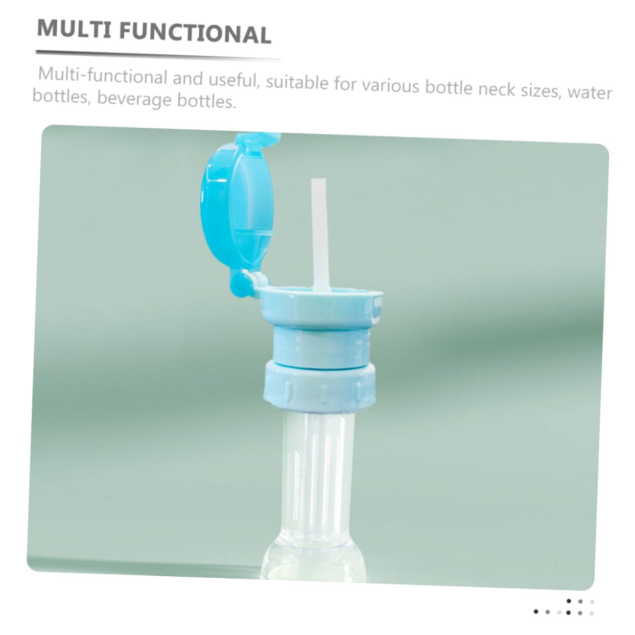 Mikikit 16pcs Boys and Girls Water Bottle Adapter Straw Leak Caps for Toddlers Safe Drinking for Boy Girl Easy to Install and Colors for Fun Use