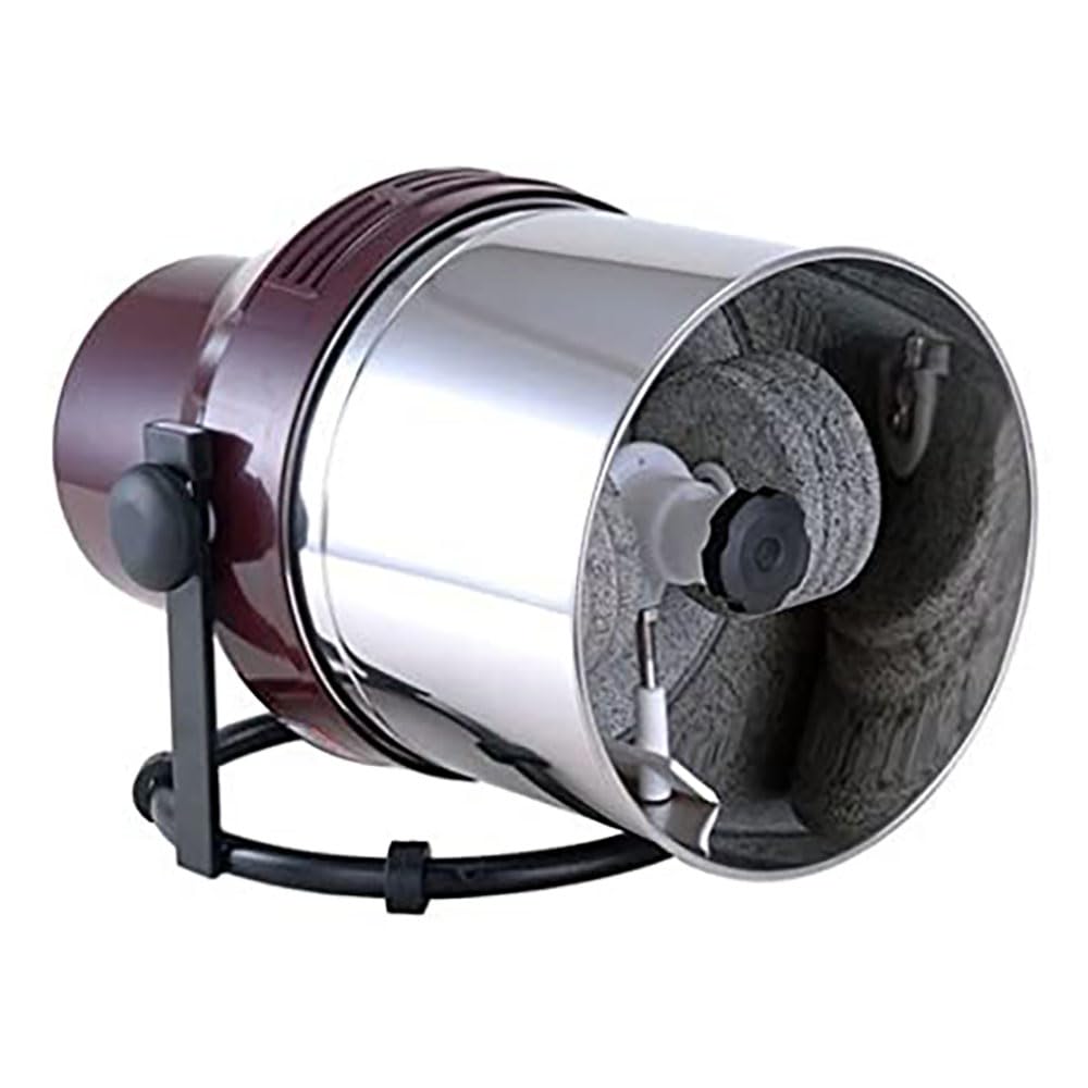Broyeur à chocolat professionnel ergonomique inclinable, raffineur humide à système de broyage sur pierre pour cacao, masse de cacao, beurres de noix et fruits secs. Moteur 200W, cuve 2L.