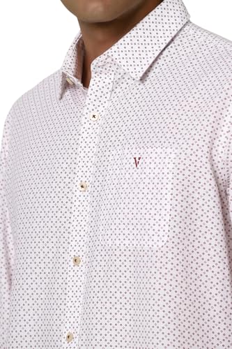 Image of Van Heusen Casual Printed Shirt for Men| Premium Cotton| Full Sleeves| Slim Fit |Breathable Fabric