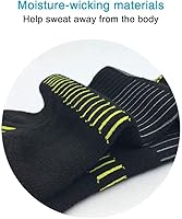 Vista 2 de BERING Women's Performance Athletic Ankle Running Socks (6 Pack)