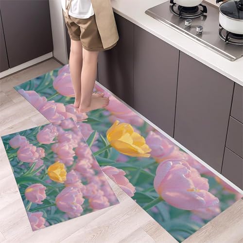 Tapis de cuisine antidérapants et lavables pour éviter les glissades lot de 2 confort