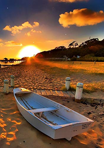 MIANRUII DIY 5D Diamond Painting Kits für Erwachsene Full Drill, Scenic Sunset und Scenery Diamond Arts Craft für Wohnwanddekoration, Diamond Art Kits, (30 * 40 CM) Cover