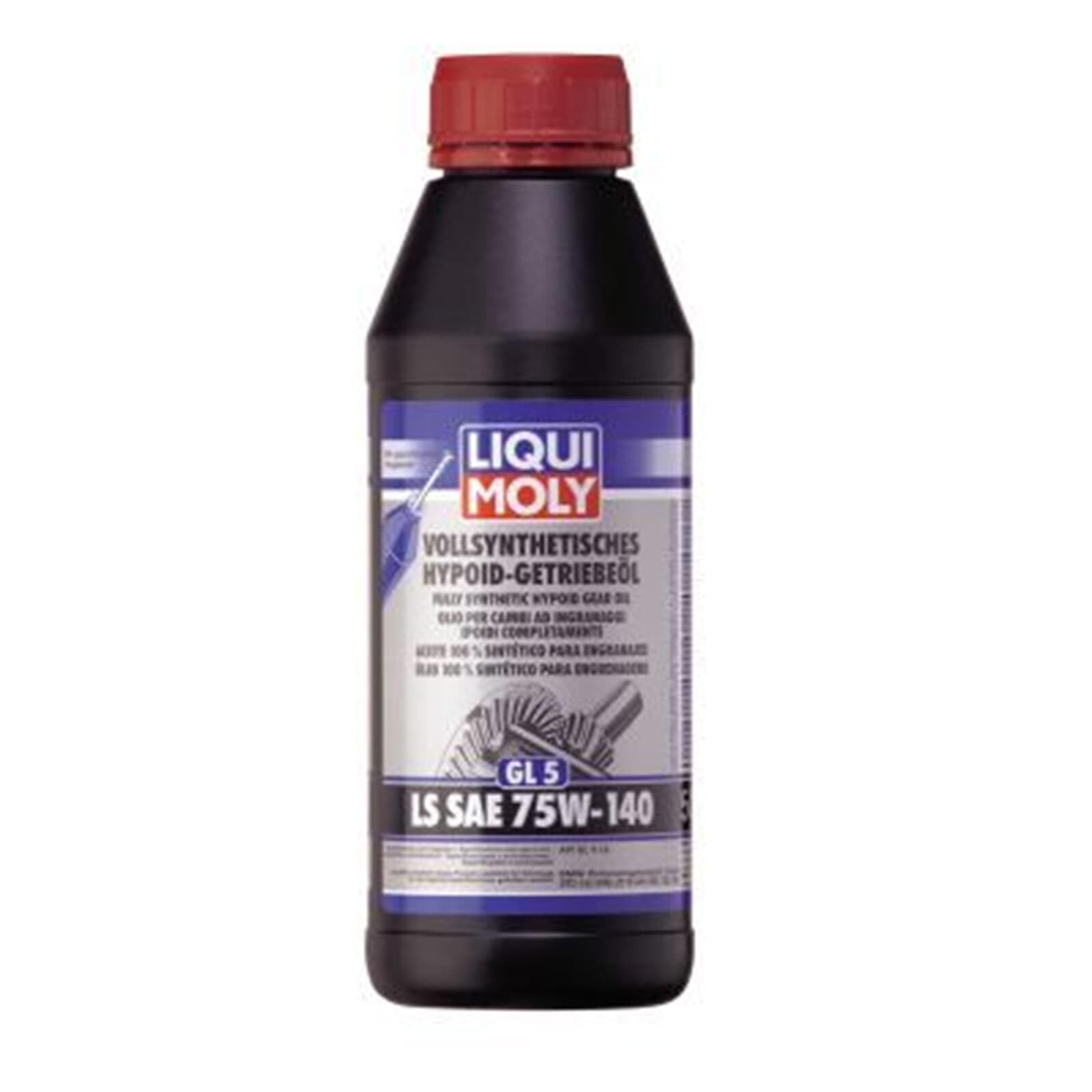 Liqui Moly Fully Synthetic Hypoid Gear Oil (GL5) LS SAE 75W-140 | 500 ml | Gear oil | Hydraulic oil | SKU: 4420