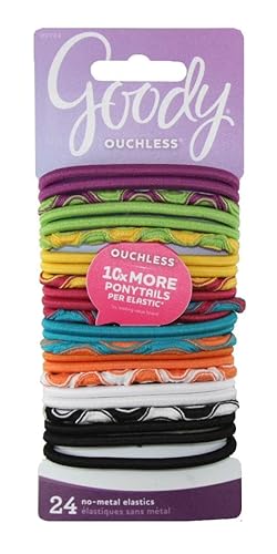 GOODY Ouchless - Lazos elásticos para el cabello, 24 unidades (paquete de 1), Citrus TwistMulti 24 unidades