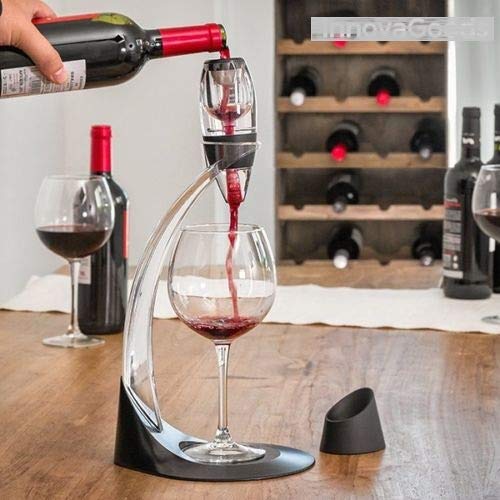 High-Q InnovaGoods Aérateur de vin Décanter Oxygénation Saveur Enhancer Avec support