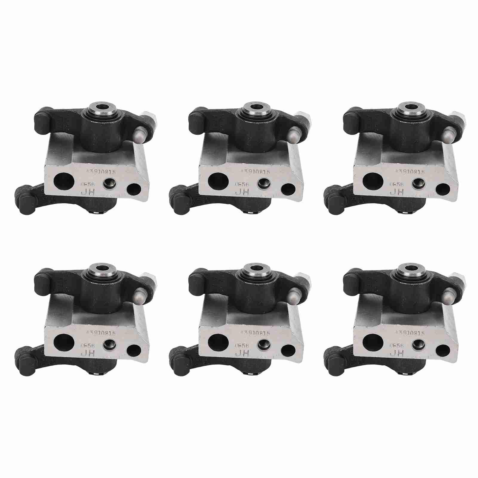 Cocoarm 6 szt. Zestaw Wsporników Wahacza Wydechu Dolotowego 3934920 Wspornik Wahacza ze Stopu Aluminium dla Części Silnika 5,9L 12 V dla 2500 3500 Naprawa Odbudowy
