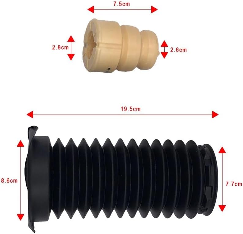 Car Front Shock Absorber Buffer Rubber Boot Set Dust Cover, For Mazda, For Mazda 3 Axela-Hatchback BP 2019-2023 1.5L CX-30 24V DM 2020 Air Suspension Dust Cover