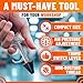 Air Compressor Blower Nozzle - Stainless Steel Adjustable Pressure Air Nozzle Blow Gun with 0.39
