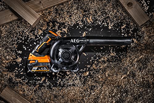 Souffleur de batterie 18 V AEG pour nettoyer l'allée