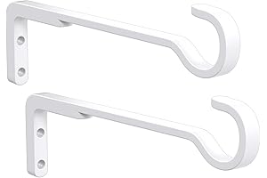 8 Inch White Heavy Duty Plant Hanger for Outdoor Hanging