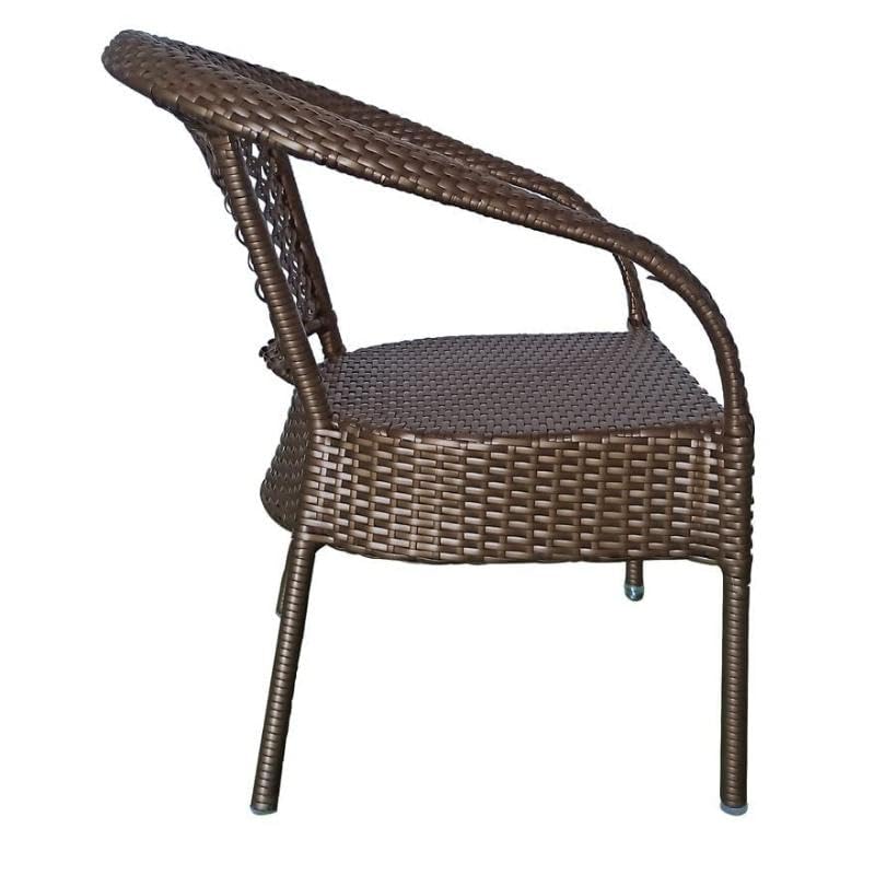 Image of D-8 Outdoor Indoor Balcony Living Room Garden Chair Table Set 4+1 (4 Chair + 1 Table)| Furniture Set| Coffee Chair Table Set|