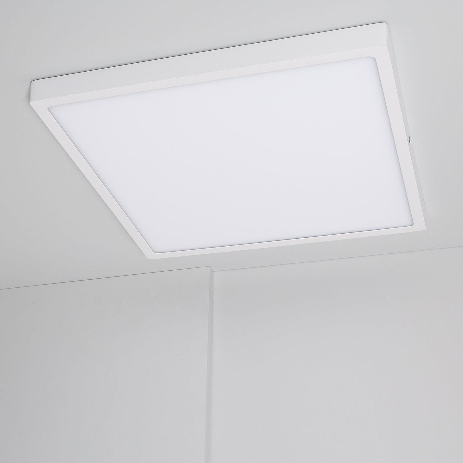 LEDKIA Plafón LED 30W Cuadrado Superslim CCT Seleccionable 400x400 mm Selec