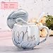 Produktbild CUP Kreative Tasse mit Deckel Löffel Trend Persönlichkeit Tasse Keramik Tasse Hausmilch Kaffeetasse,Sa-102