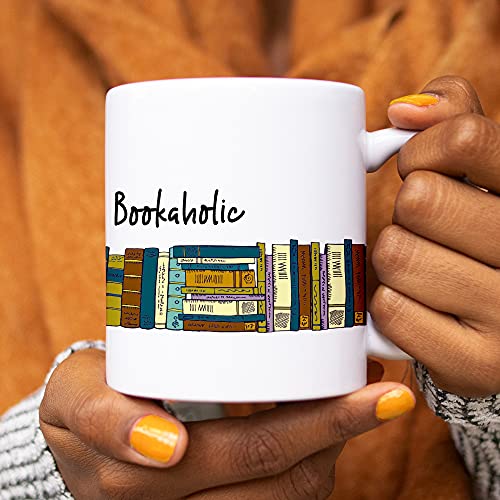 Taza de cerámica Bookaholic 11oz miniatura 2