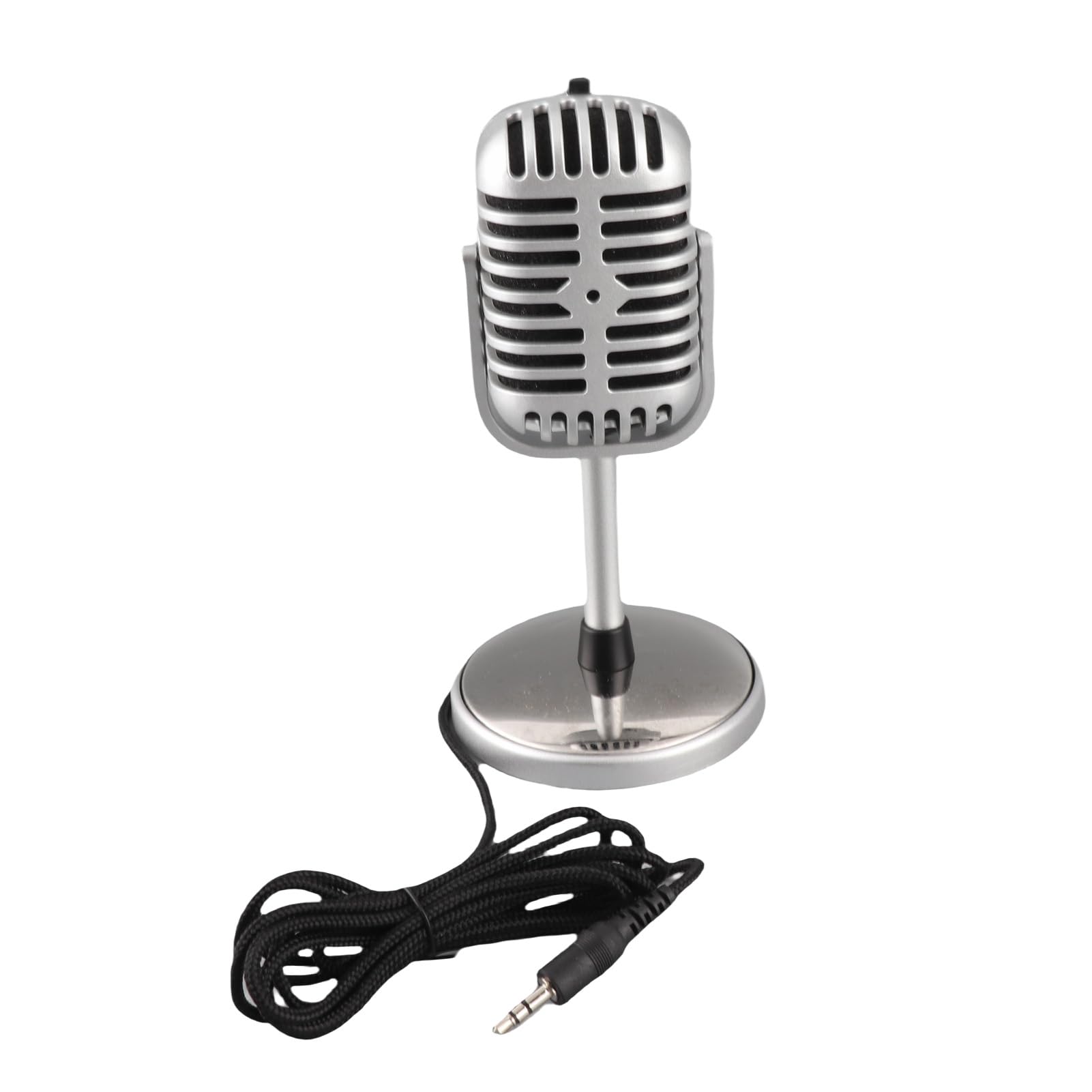 Micrófono de Condensador de Estilo Clásico Vintage con Sonido Claro para Actuaciones en Estudio de Karaoke, Material ABSS