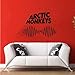 Produktbild Lsfhb Arctic Monkeys Text & Schallwellen Wand Aufkleber Stanzformen Geschenk Home Decor Wandbild 55X40Cm