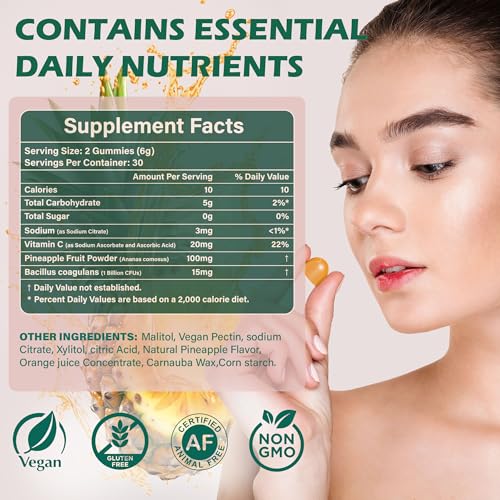 Premium Feminine Balance Gummies for Women - pH Balance & Wellness Support with Hawaiian Pineapple, Vegan Gluten-Free Supplement - 60 Count - Image 8