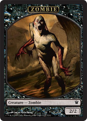 Magic: the Gathering - Zombie Token A - Innistrad