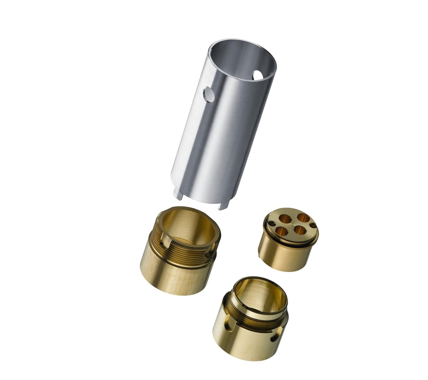 31971000 2-Loch-Verlängerungsset, kompatibel mit Hansgrohe Unterputz-Grundkörper 13622180 für Waschtischarmatur