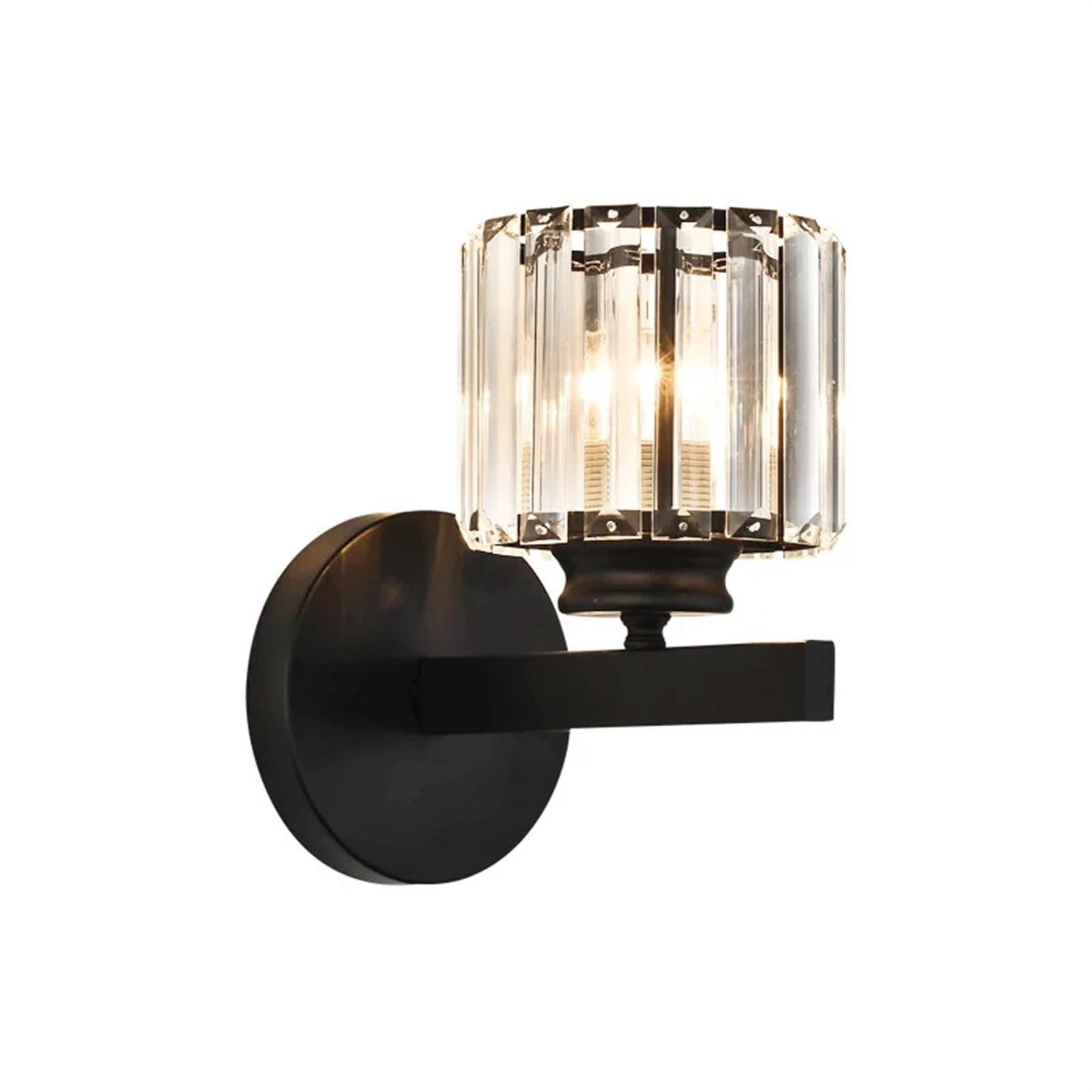 Lámpara de pared minimalista de cristal claro para un salón sofisticado 4