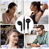 USB C Headphones Wired Earphones Type C for Samsung Galaxy A16 5G A17 A56 A55 A54 A53 A36 A35 A26 S25 Ultra S24 S23 S22 S21, In Ear Earbuds Wired with Mic & Volume Control for iPhone 17 Air 16e 15 Pro - Image 6