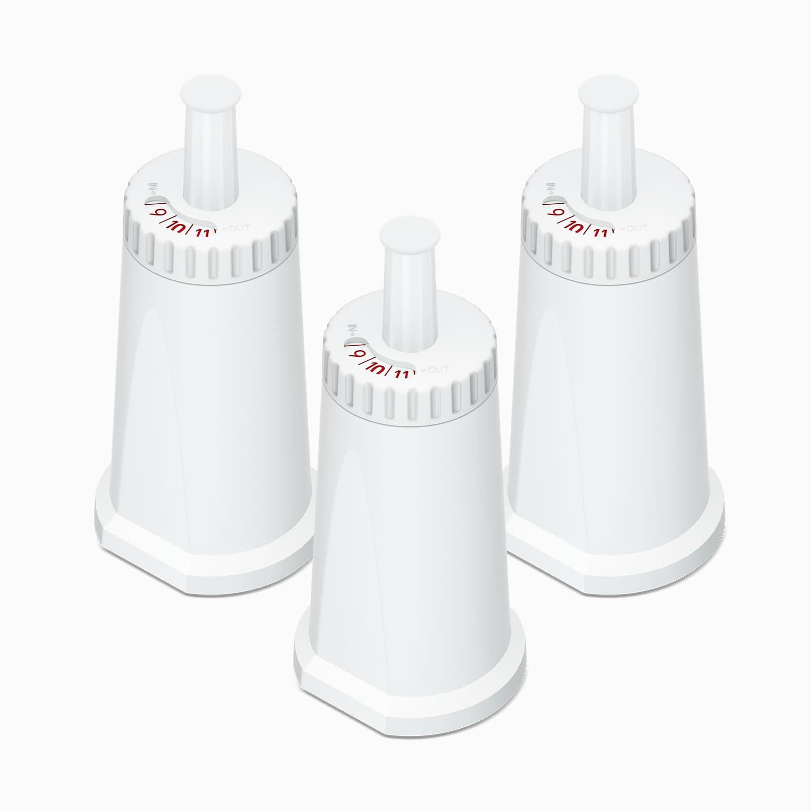 Mutital Sage Wasserfilter Ersatz für Sage Kaffeevollautomat, Barista Express Pro Wasserfilter, Water Filter Kompatibel mit SES810/SES880/SES920/SES980/SES990/SES875/SES008 (3 Stück)