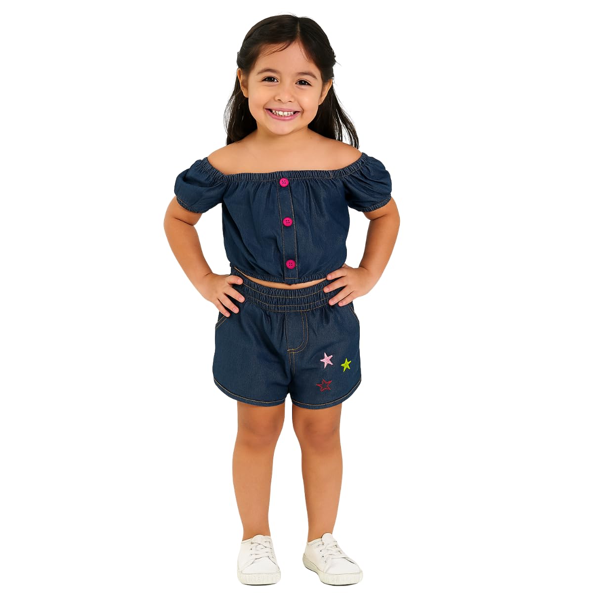 Conjunto Top e Short Jeans Infantil Menina Festa Aniversário Presente-KIDS em promoção! Veja a oferta e mais achadinhos de Meninas 6 Hoje é o melhor dia para comprar Conjunto Top e Short Jeans Infantil Menina Festa Aniversário Presente-KIDS com aquele preço maroto! Promoção! Aproveite a oferta! 6