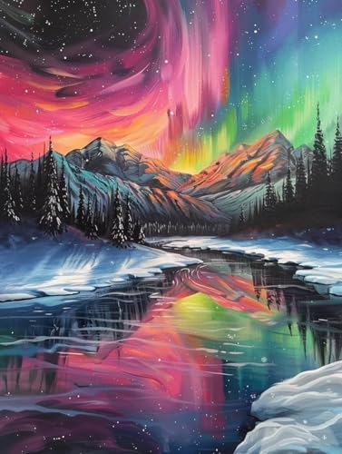 Peinture numéro d'art acrylique manuelle activité anti-stress toile 100x130cm