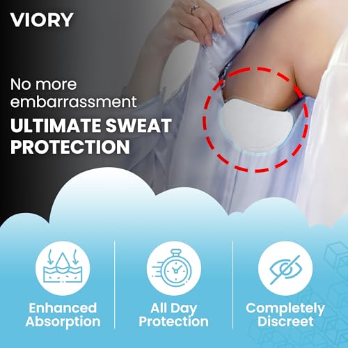Viory VIORY_ARMPIT_PADS_100PACK Armpit Sweat Pads For Under Arms thumb #1