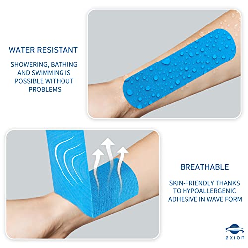Kinesiology Tapes 6-Roll Mixed Set | Waterproof • Skin-Friendly • Elastic • Self-Adhesive Fitness Bandage | Physio Tape Ideal for Sports & Everyday Use - axion - Image 6
