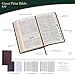 KJV Holy Bible, Giant Print Standard Size Premium Full Grain Leather Red Letter Edition - Thumb Index & Ribbon Marker, King James Version, Burgundy/Mahogany (KJV Standard GP Editions)