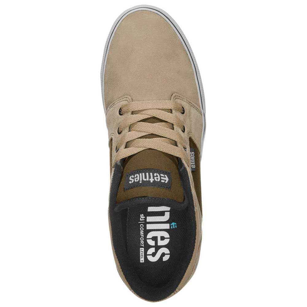 Etnies Herren Barge LS Skate Shoe, TAN/Brown/ORANGE, 45 EU