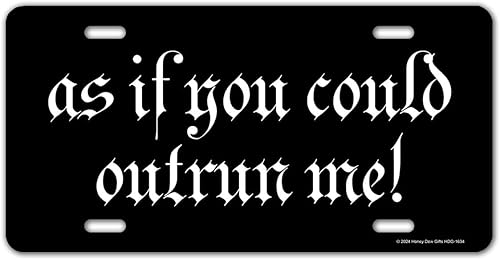 Miniatura 14 de Honey Dew Gifts, Silly Goose on The Loose, placa de matrícula divertida, placa de matrícula decorativa, placas personalizadas, placa frontal, placas