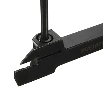 CNC Lathe Boring Bar: MGEHR1212-2 Turning Tool Holder with 10pcs MGMN200 Carbide Inserts Blade, L-Shaped Wrench