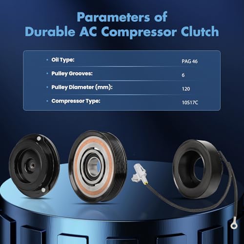 Image of ECCPP A /C Compressor Clutch Fit for Toyota Tundra 4.7L 2000-2006