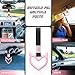 Fabbay 2 Pieces Heart Handle Keychains Car Accessory Heart Hand Strap Drift Charm for Car Interior Exterior Decoration(Pink,Devil Style)
