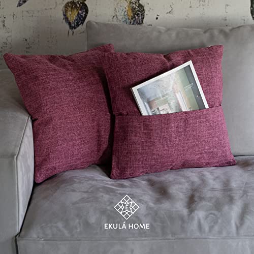 EKULÀ Fodere Copricuscino Arredo Divano 45 x 45 cm...