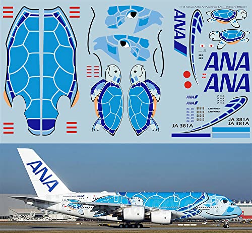 Decals Airbus A380 ANA LANI JA 381A échelle 1/144 TB Decal TBD391 maquette