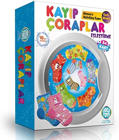 Circle Toys CRCL018 Kayıp Çoraplar, Çok Renkli - Görsel 1