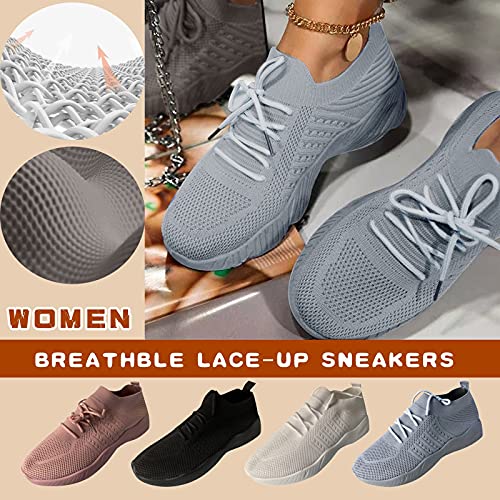 Generic Womens Arch Support Comfortable Walking Shoes Lightweight Mesh Sneakers Slip On Memory Foam Athletic Sports Shoes4