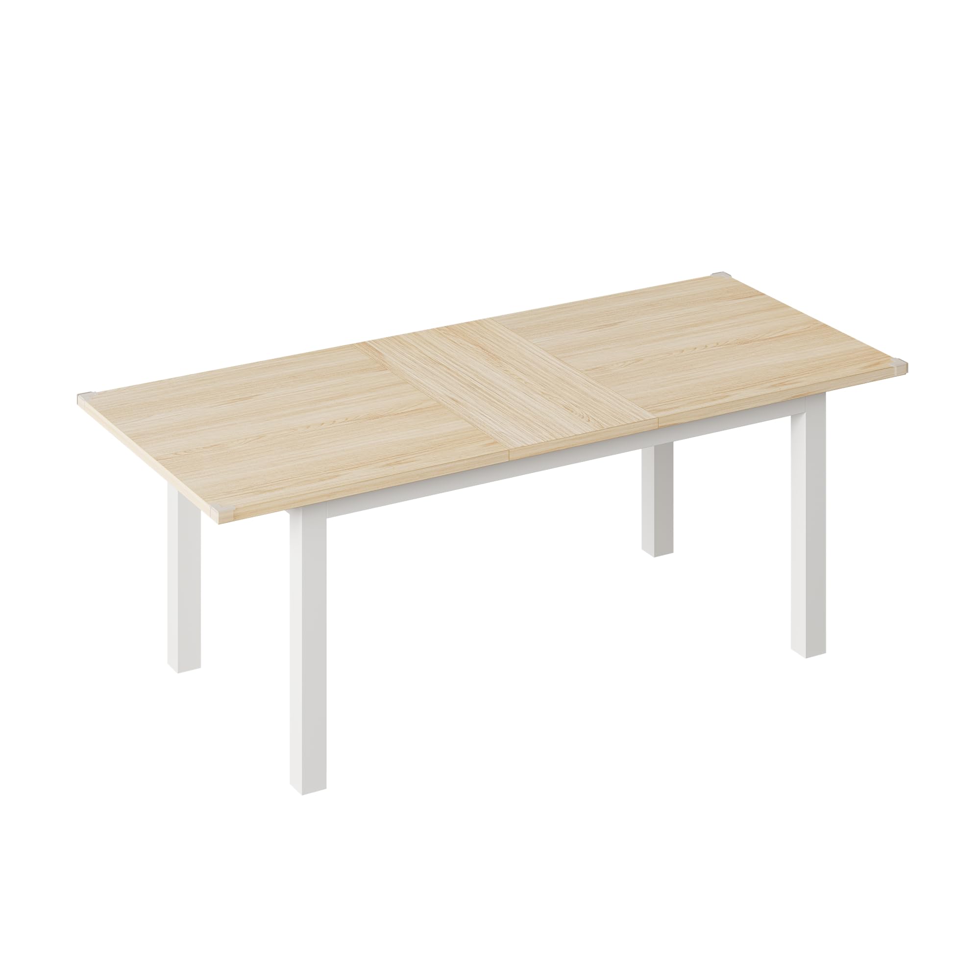 Mesa de cocina moderna para cenas familiares y zonas de teletrabajo en pisos pequeños