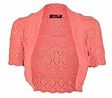 Gehäkelter, gestrickter Bolero.