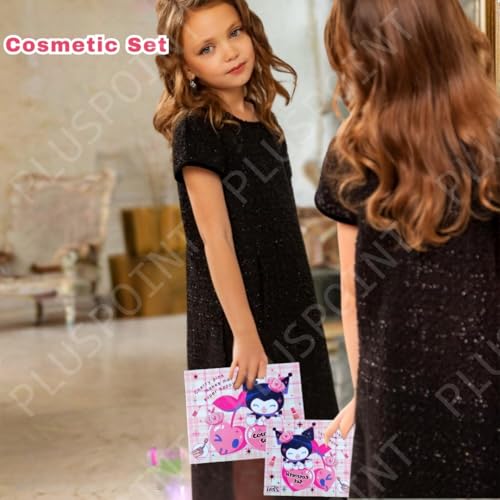 Image of PLUSPOINT Kids Makeup Kit for Girls, Washable Makeup Set for Girls, Make up Set for Kids, Girl Toys Children Play Beauty Kit with Folding Case Birthday Gifts for Girls Age 4 5 6 7 8 Year Old