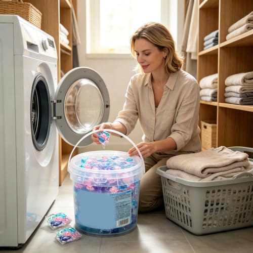 70 Tablets Cloth Detergent Pod 5In1 Colour Laundry Scented Bead Deep Xtra Stain Removal Cleaning Fabric Softener Long Lasting Freshness Liquid Washingcapsule for All Travel for home use - Image 6