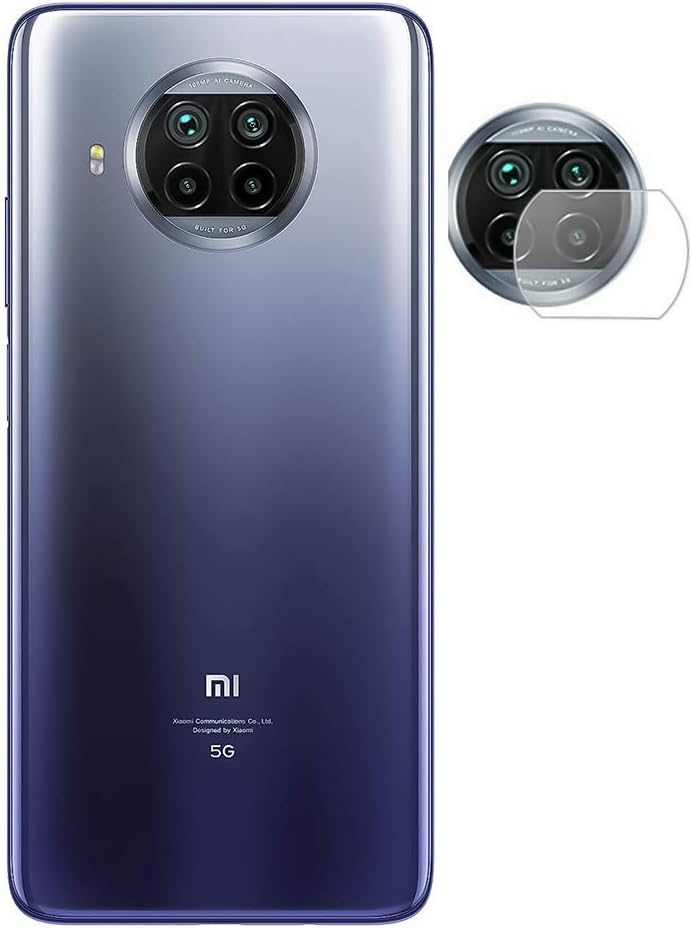 WOW IMAGINE Camera Glass for Mi 10i 5G | Ultra Thin 0.2mm 9H Hard Tempered Glass Camera Lens Protector Real Glass for Xiaomi Mi 10i 5G - Transparent (With Installation Kit)